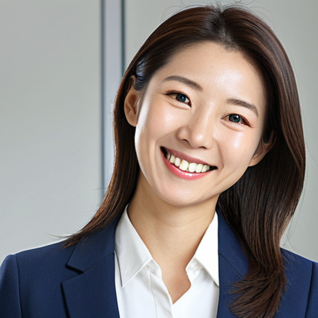 자치행정사 자격 취득 후 직업 선택 - "A female Gyoseishoshi lawyer in a modern, bright office, wearing a professional business suit, full...