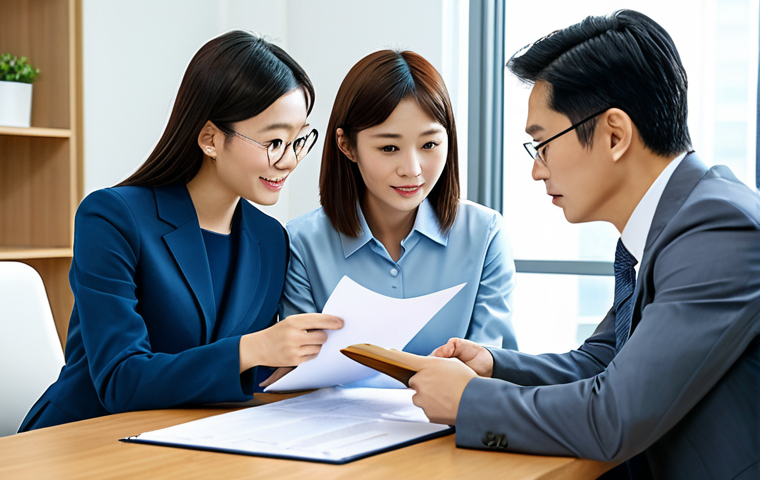 자치행정사 자격 취득 후 직업 선택 - "A female Gyoseishoshi lawyer in a modern, bright office, wearing a professional business suit, full... 자치행정사 자격 취득 후 직업 선택 - "A female Gyoseishoshi lawyer in a modern, bright office, wearing a professional business suit, full...