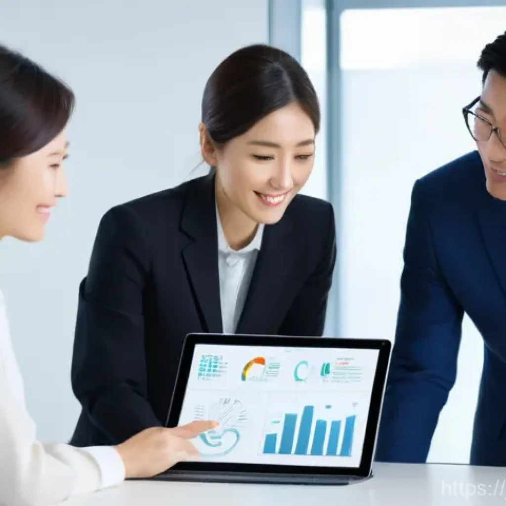 자치행정사 직장 내 교육 기회 - **Prompt:** A dynamic and modern Japanese local government office. A diverse group of professional J...