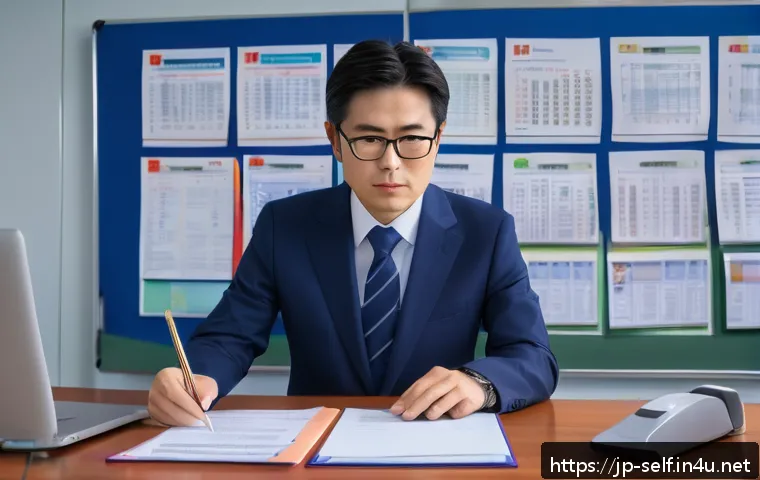 자치행정사 자격증 인식 - A professional Japanese local government administrative officer in a modern office setting, wearing ...