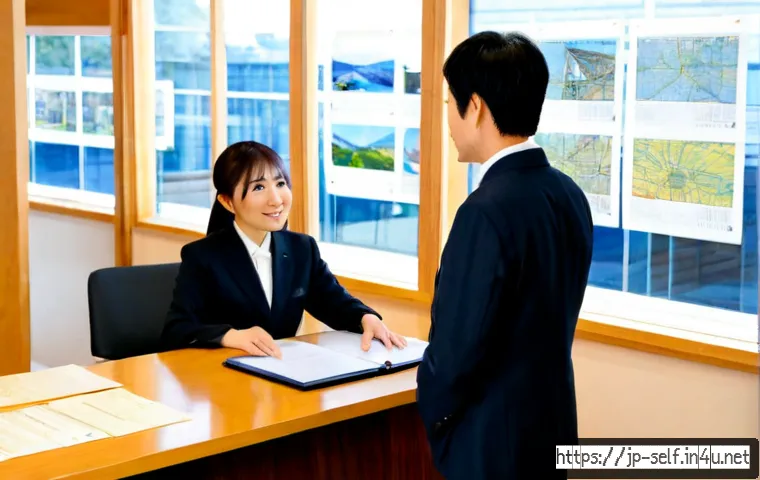 자치행정사 고용 시장 분석 - Photorealistic Japanese local government employment consultation scene, a professional administrativ...